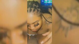 Accra Big Girl Natalia Recorded Sucking Pussy