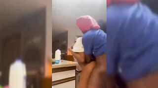 Cape Town Couple Quick Fuck In Kitchen