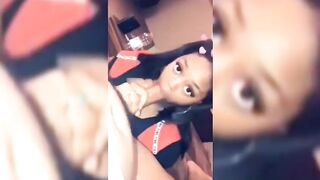 Accra Babe Princess Swallowing My Dick
