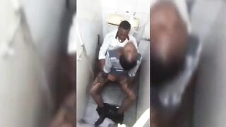 Hotel Workers Seen Fucking In Restroom