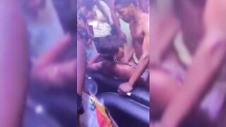 Wild Night Party In South African Club