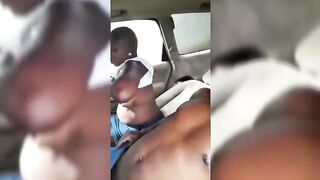 Lovers In Tanzania Caught Fucking Inside Car