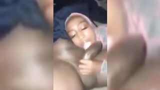 Zahrah Swallowing Gigantic Dick