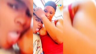 Mike Sucking Girlfriend Prisca Boobs