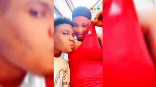 Mike Sucking Girlfriend Prisca Boobs