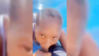 Grace Giving Blow Job In Swimming Pool