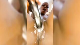 Nairobi Girl Making Herself Cream