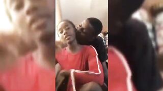Lagos Boy Playing Naughty With Girlfriend