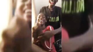 Lagos Boy Playing Naughty With Girlfriend