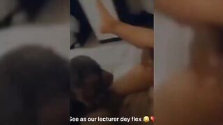 Naija University Student Expose Lecturer Sucking Her