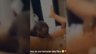 Naija University Student Expose Lecturer Sucking Her