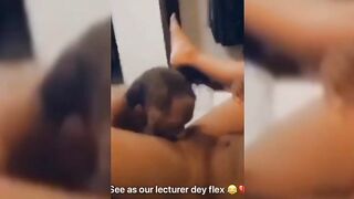 Naija University Student Expose Lecturer Sucking Her