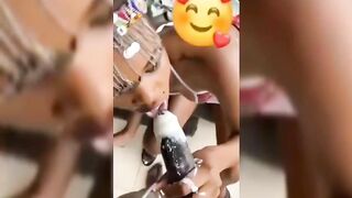 Licking Ice Cream From His Dick
