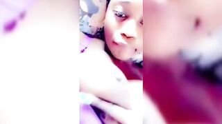 Naija Bad Girl Sucking Her Soft Boobs