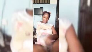 Prisca Flashing Her Pussy On Live Video