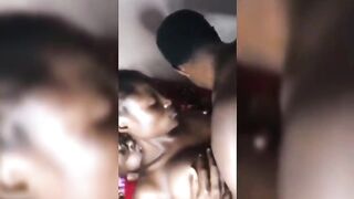 Double Dick Penetrating Her Pussy