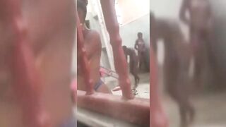 Busoga University Girls Recorded Bathing Outside