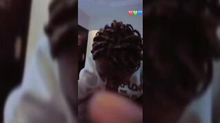 Chioma Sucking Ice Cream On Prick