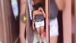 Hyping My Neighbor With Big Boobs