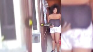 Hyping My Neighbor With Big Boobs