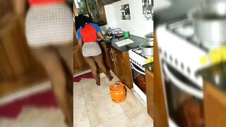 Accra Guy Record Kitchen Fuck With Lover