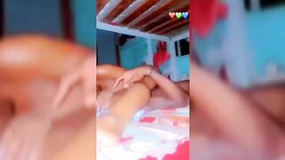 Cynthia Riding Boyfriend In University Hostel