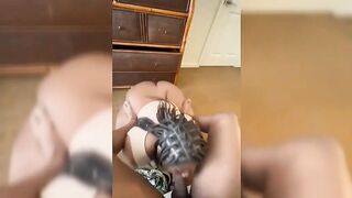 Ebony Sucking My Dick Like It's Her Last