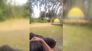 Giving Me Blowjob On Picnic