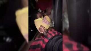 South African Bad Bitch Giving Double Blowjob