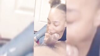South African Girl Celestina Sucking My Dick And Balls