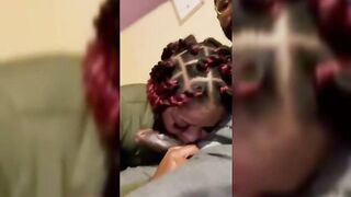 Tommy Expose Baby Mama Sucking His Big Dick